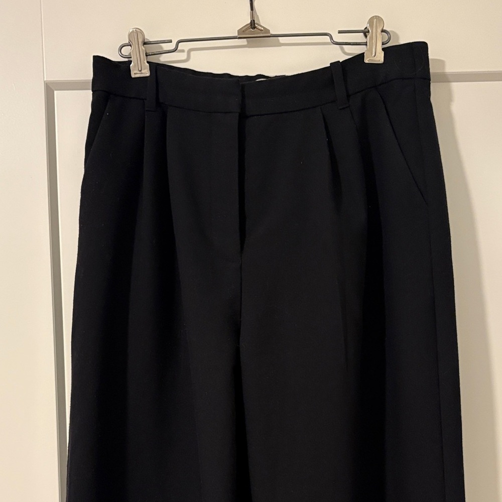 Abercrombie & Fitch Curve Love Sloane Black Trousers in Long